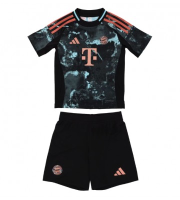 Bayern Munich Borta Kläder Barn 2024-25 Kortärmad (+ Korta byxor)